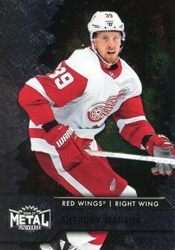 #76 Anthony Mantha - Detroit Red Wings - 2020-21 Skybox Metal Universe Hockey