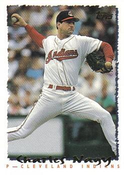 #76 Charles Nagy - Cleveland Indians - 1995 Topps Baseball