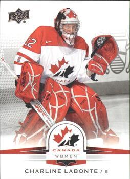 #76 Charline Labonte - Canada - 2014-15 Upper Deck Team Canada Juniors Hockey