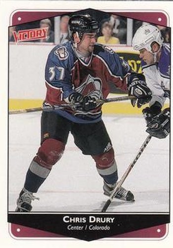 #76 Chris Drury - Colorado Avalanche - 1999-00 Upper Deck Victory Hockey