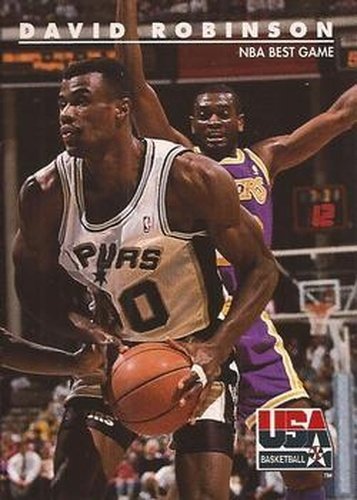 #76 David Robinson - USA - 1992 SkyBox USA Basketball
