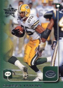 #76 Dorsey Levens - Green Bay Packers - 1999 Leaf Rookies & Stars Football