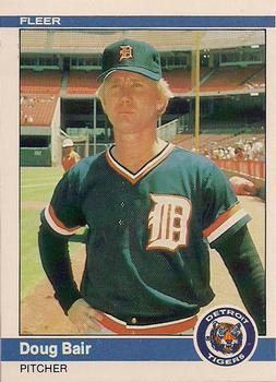 #76 Doug Bair - Detroit Tigers - 1984 Fleer Baseball