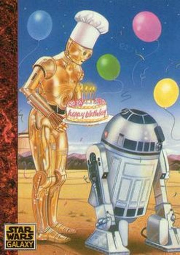 #76 Even Droids Celebrate - 1993 Topps Star Wars Galaxy