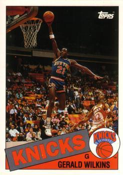#76 Gerald Wilkins - New York Knicks - 1992-93 Topps Archives Basketball