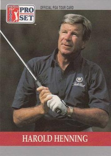 #76 Harold Henning - 1990 Pro Set PGA Tour Golf