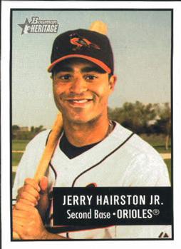 #76 Jerry Hairston Jr. - Baltimore Orioles - 2003 Bowman Heritage Baseball