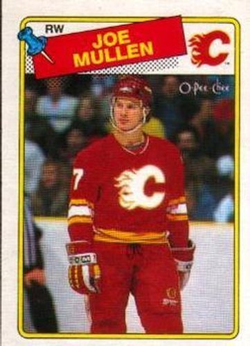 #76 Joe Mullen - Calgary Flames - 1988-89 O-Pee-Chee Hockey