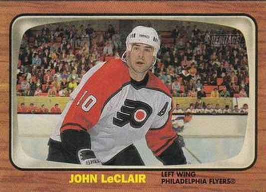 #76 John LeClair - Philadelphia Flyers - 2002-03 Topps Heritage Hockey