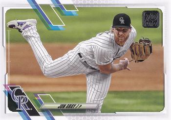 #76 Jon Gray - Colorado Rockies - 2021 Topps Baseball