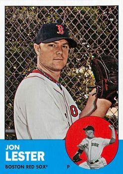 #76 Jon Lester - Boston Red Sox - 2012 Topps Heritage Baseball