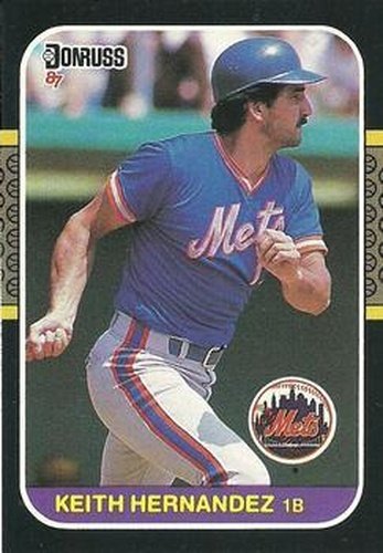 #76 Keith Hernandez - New York Mets - 1987 Donruss Baseball