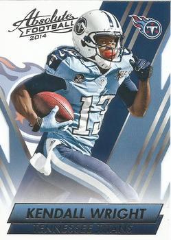 #76 Kendall Wright - Tennessee Titans - 2014 Panini Absolute - Retail Football