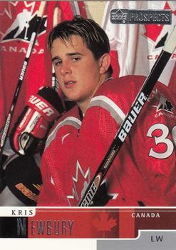 #76 Kris Newbury - Canada - 1999-00 Upper Deck Prospects Hockey