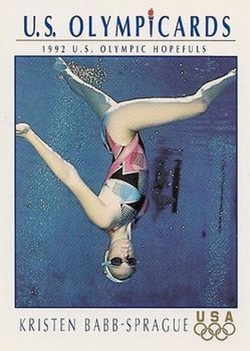 #76 Kristen Babb-Sprague - USA - 1992 Impel U.S. Olympic Hopefuls