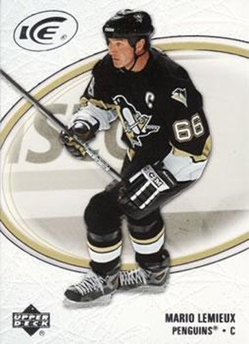 #76 Mario Lemieux - Pittsburgh Penguins - 2005-06 Upper Deck Ice Hockey