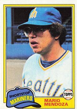 #76 Mario Mendoza - Seattle Mariners - 1981 Topps Baseball