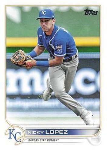 #76 Nicky Lopez - Kansas City Royals - 2022 Topps Baseball