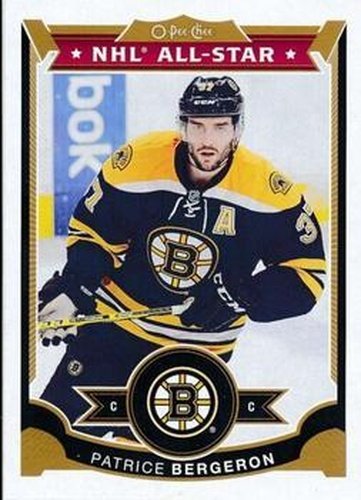 #76 Patrice Bergeron - Boston Bruins - 2015-16 O-Pee-Chee Hockey