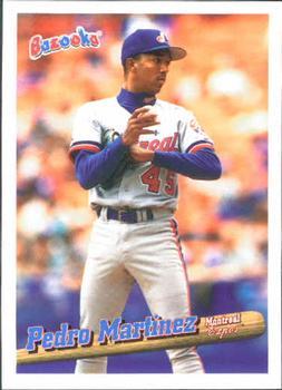 #76 Pedro Martinez - Montreal Expos - 1996 Bazooka Baseball
