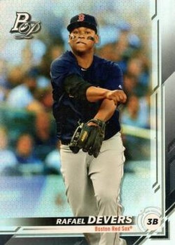 #76 Rafael Devers - Boston Red Sox - 2019 Bowman Platinum Baseball