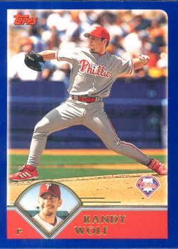 #76 Randy Wolf - Philadelphia Phillies - 2003 Topps Baseball