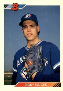 #76 Ricky Trlicek - Toronto Blue Jays - 1992 Bowman Baseball