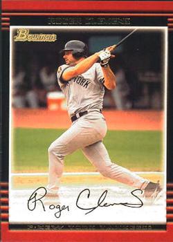 #76 Roger Clemens - New York Yankees - 2002 Bowman Baseball