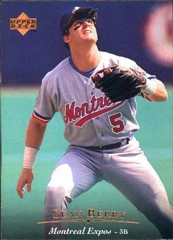 #76 Sean Berry - Montreal Expos - 1995 Upper Deck Baseball