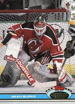 #76 Sean Burke - New Jersey Devils - 1991-92 Stadium Club Hockey