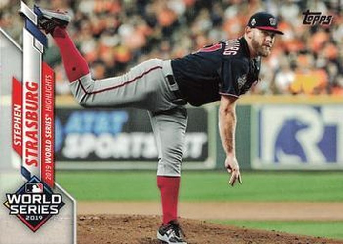 #76 Stephen Strasburg - Washington Nationals - 2020 Topps Baseball