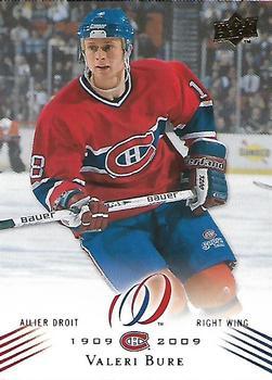 #76 Valeri Bure - Montreal Canadiens - 2008-09 Upper Deck Montreal Canadiens Centennial Hockey