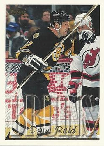 #76 Dave Reid - Boston Bruins - 1995-96 Topps Hockey