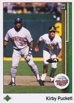 #376 Kirby Puckett - Minnesota Twins - 1989 Upper Deck Baseball