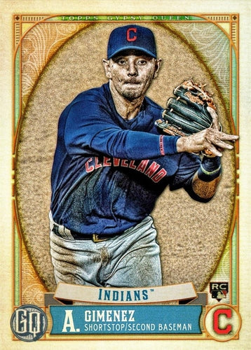 #76 Andres Gimenez - Cleveland Indians - 2021 Topps Gypsy Queen Baseball