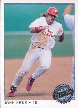 #76 John Kruk - Philadelphia Phillies - 1993 O-Pee-Chee Premier Baseball