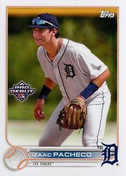 #PD-76 Izaac Pacheco - FCL Tigers - 2022 Topps Pro Debut Baseball