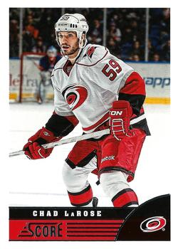 #76 Chad LaRose - Carolina Hurricanes - 2013-14 Score Hockey