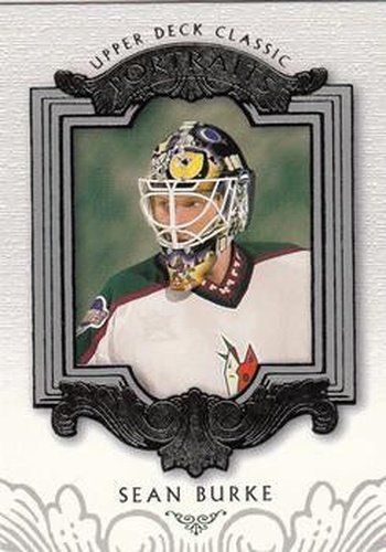 #76 Sean Burke - Phoenix Coyotes - 2003-04 Upper Deck Classic Portraits Hockey