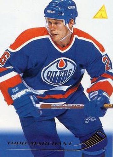 #76 Todd Marchant - Edmonton Oilers - 1995-96 Pinnacle Hockey