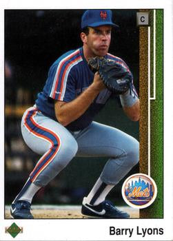 #176 Barry Lyons - New York Mets - 1989 Upper Deck Baseball