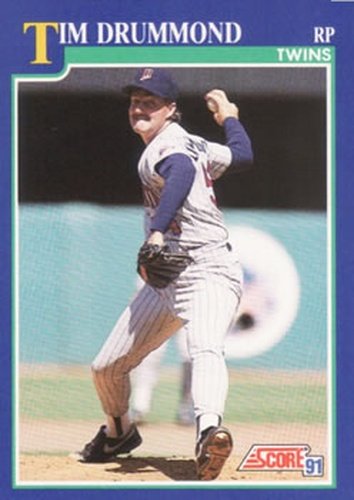 #76 Tim Drummond - Minnesota Twins - 1991 Score Baseball