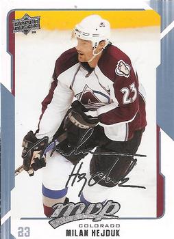 #76 Milan Hejduk - Colorado Avalanche - 2008-09 Upper Deck MVP Hockey