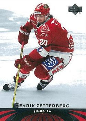 #76 Henrik Zetterberg - Timra - 2004-05 UD All-World Edition Hockey