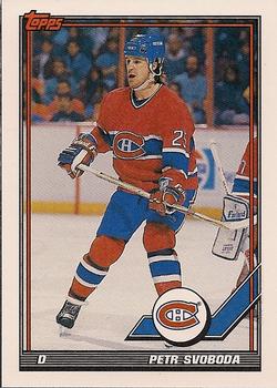 #76 Petr Svoboda - Montreal Canadiens - 1991-92 Topps Hockey