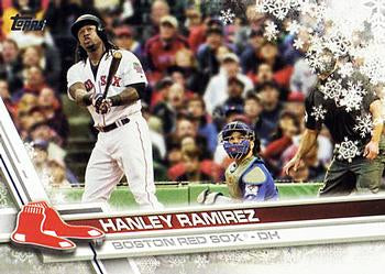 #HMW76 Hanley Ramirez - Boston Red Sox - 2017 Topps Holiday Baseball