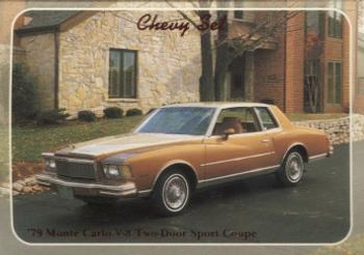 #76 79 Monte Carlo V-8 Two-Door Sport Coupe - 1992 Collect-A-Card Chevy
