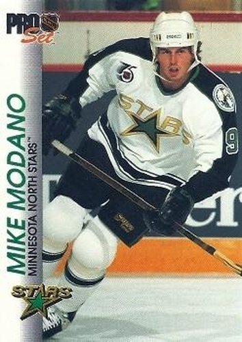 #76 Mike Modano - Minnesota North Stars - 1992-93 Pro Set Hockey