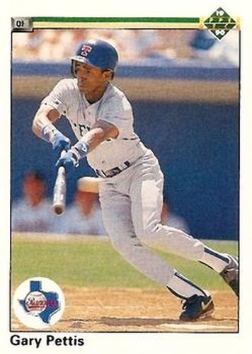 #770 Gary Pettis - Texas Rangers - 1990 Upper Deck Baseball