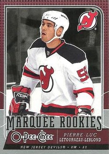 #770 Pierre-Luc Letourneau-Leblond - New Jersey Devils - 2008-09 O-Pee-Chee Hockey